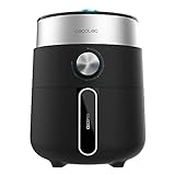 Cecotec Freidora sin Aceite 2,5 L de Aire Caliente Cecofry Essential Rapid Dark. 1200 W, Dietética, Control Manual, Tecnología PerfectCook, Tiempo y Temperatura Regulable, Base Antideslizante