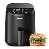 COSORI Freidora de Aire 2L, Air Fryer Compacta con Pantalla Táctil Intuitiva, 900W, 30 Recetas en Línea, Freidora sin Aceite Apta para Lavavajillas, Ahorrar Energía en Silencio, Negro